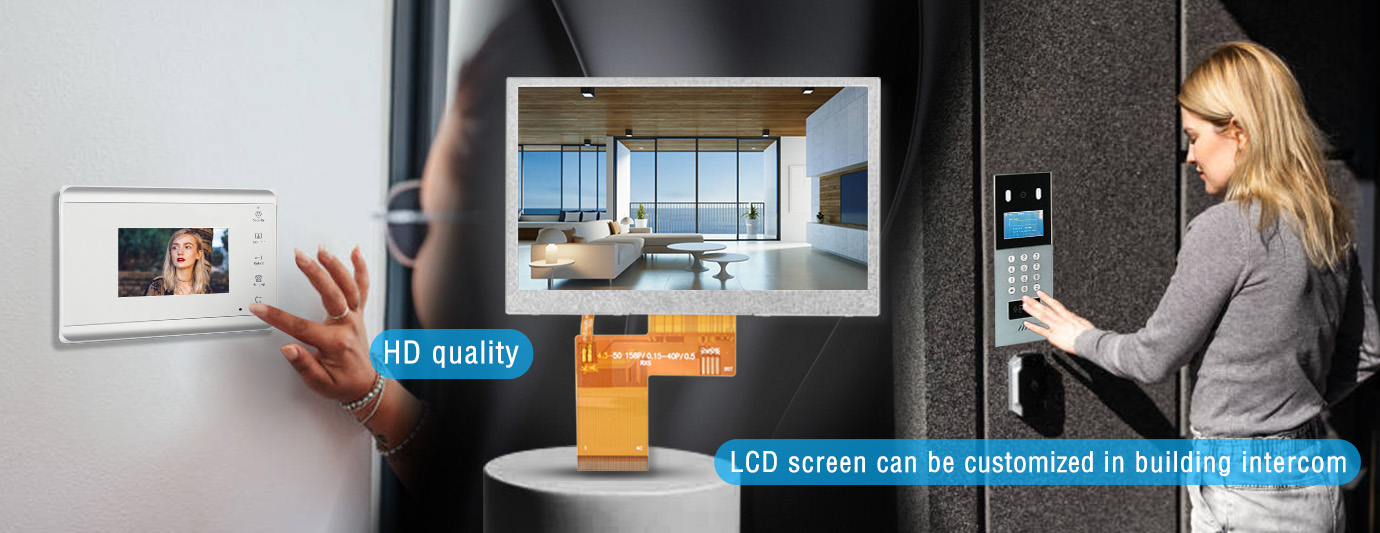 1,LCD screen can be customized in building intercom